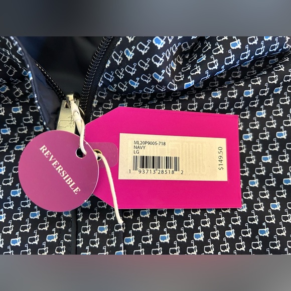 Authentic Masters Women’s Golf Windbreaker Reversible Navy Vest. - Picture 7 of 7